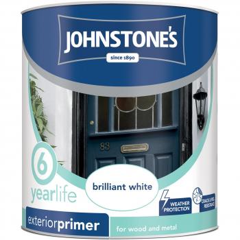 Johnstone's Exterior Primer Undercoat Gloss Brilliant White 750 ml