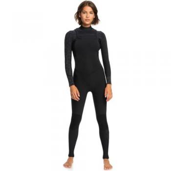 Combiné Roxy Swell 4/3 mm, manches longues, couleur noir-gris, taille 10T