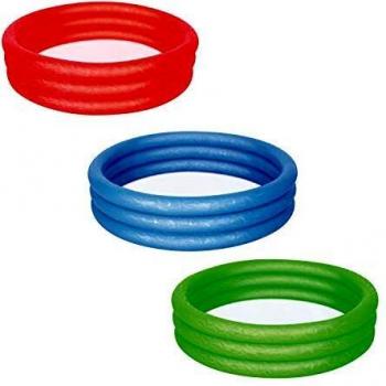 Bestway Planschbecken Classic 122 x 25 cm rund aufblasbarer Kinderpool l 1 Stück