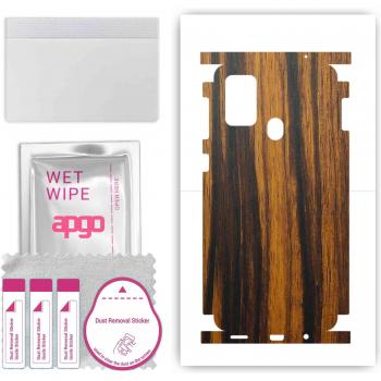 M31 Prime Tigerwood Foil Skin & Back Cover