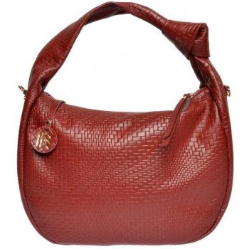 Isabella Rhea Rindsleder Shopper Rot