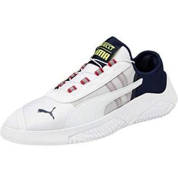 PUMA Replicat-x 1.8 Pirelli, Sneakers Mixte, Blanc Blanc White Peacoat Limepunch 02, Pointure 42 EU
