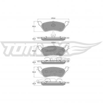 TOMEX Brakes – Disc Pad Pack (TX 15‑31)
