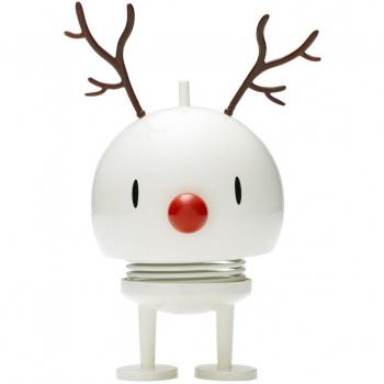 Figurine de Noël renne Bumble M blanc