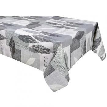 Nappe Gris en Toile Cirée 140 x 200 cm