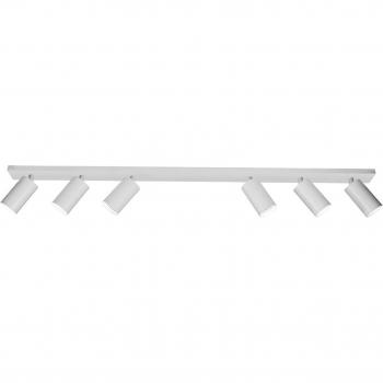 Iluminación Rectangular 6 Punto LED para Oficina 230V Blanco
