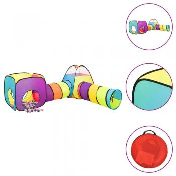 Tenda da Gioco con Palline Multicolore 250 pezzi 190x264x90cm