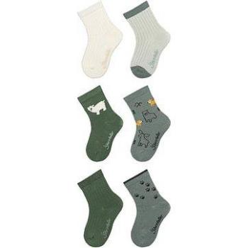 Kit 6 chaussettes Ours – Vert Pierre
