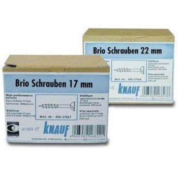 Knauf Brio Schraube 17 mm (5 × 100 Stück)