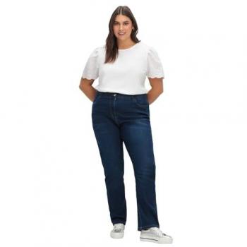 Hoch geschnittene Jeans für Damen, Gr. 50