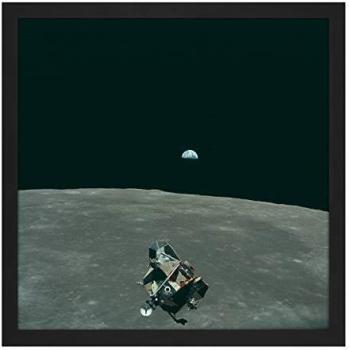 NASA Earth & Moon Canvas