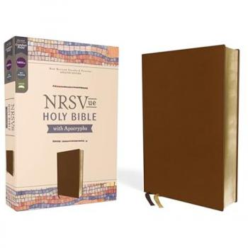 NRSVue, Holy Bible with Apocrypha, Leathersoft, Brown, Comfort Print