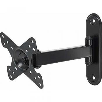 SPEAKA PROFESSIONAL Support Mural pour écran 25,4 cm inclinable Noir