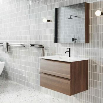 Mobile Lavabo Messina 80 cm in Noce