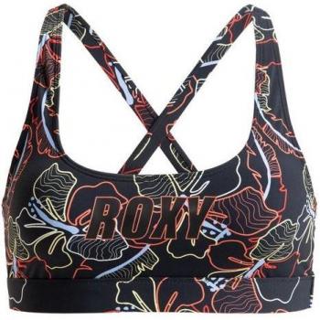 Roxy Active Bikini Oberteil (Bandeau) – Damen, L, B, anthrazit, sportlich