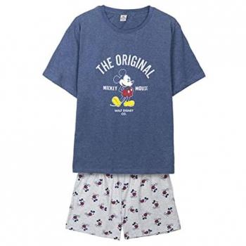 Mickey Mouse Pyjama für Herren in Dunkelblau