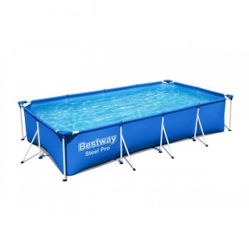 Piscine rectangulaire Steel Pro hors sol 4,00 m x 2,11 m x 81 cm