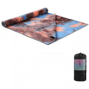 Tie-Dye Printing Yoga Mat with Mesh Bag 183cm