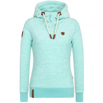 Naketano Kanisterkopf IV Herren‑Hoodie für Damen, hellgrün melange, S