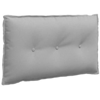 Coussin de Dos Tissu Doux Gris Nuage 80 x 19 x 50 cm
