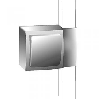 Conector de Moldura Blanca 10,2×4,3 cm