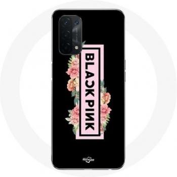 Capa Oppo A74 Blackpink Estilo K-pop Negro y Rosa
