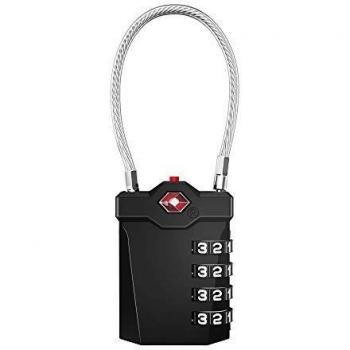Gepäckschloss Zahlencode 4 Stellig, TSA Koffer Zahlenschloss