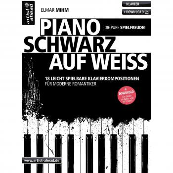Piano schwarz auf weiß
