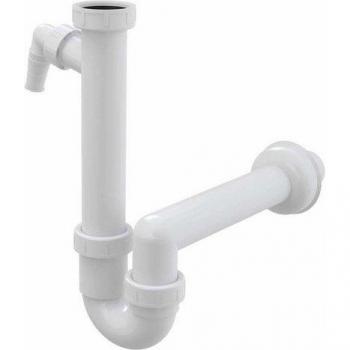 Siphon 50 mm Alcadrain – Écrou de trop‑plein, Raccord A81‑DN50