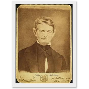 Freedom Fighter: John Brown – Framed Portrait, A4 Wall Print