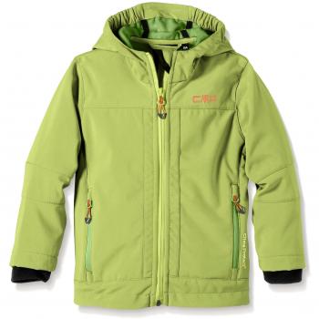 Jungen-Softshelljacke Fix Hood in Cedro-Gras (Menge 164) – 3A00094