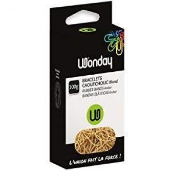 Wonday Gummibänder, natur, 100 g, 38 mm