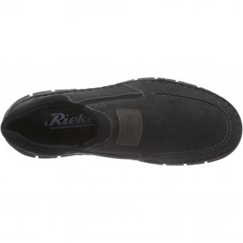 Rieker Herren 12261 Slip‑Model Graphit-Schwarz – EU 43