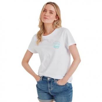 'Ireland' Women's Cotton T-Shirt in Optic White