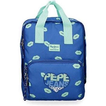 Pepe Jeans Junior Mod. Ruth Backpack – 40 cm, 16L, Unisex Blue