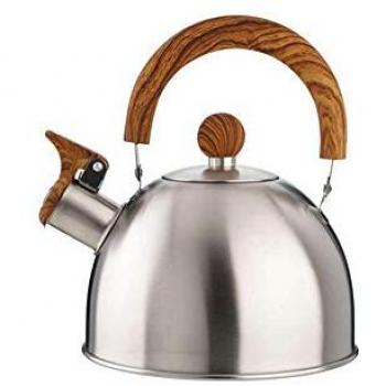 Inox Fischio Bollitore Manico Legno 1,5L (EVA)