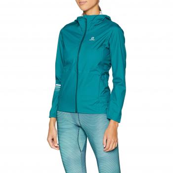 Salomon, Veste de Sport Femme Lightning WP, Mélange synthétique, Bleu