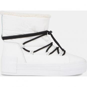 Botas de Nieve Calvin Klein Bold Vulcanic, Blanco y Negro, Talla 37