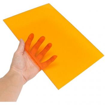 A4 Black Red Acrylic Sheet for Model Parts 210x297mm