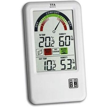 Tfa Dostmann 30.3045.it Bel-air Radio Weather Station White One Size unisex