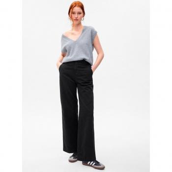 Gap Schwarz‑Tiefschlitz Hose
