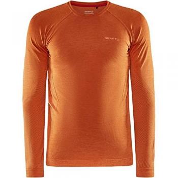 Camiseta Deportiva Craft Core Dry Manga Larga Naranja