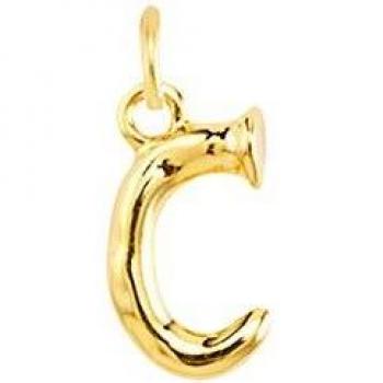 Charm letra C de UNOde50 en oro de 18k