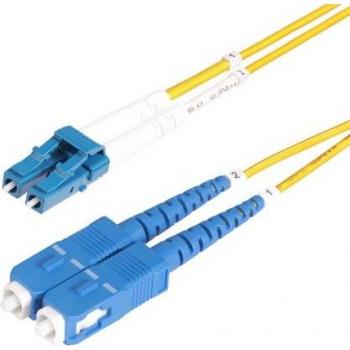 StarTech 25m OS2 Glasfaser Patchkabel LC zu SC