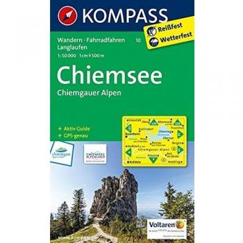 KOMPASS Wanderkarte Chiemsee