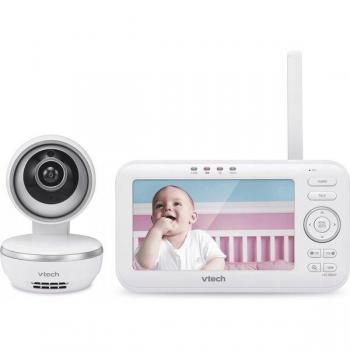 VTech VM 5261: monitor bebé con pantalla táctil LCD 5 y cámara móvil