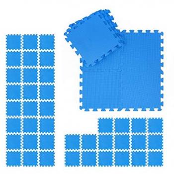 Tappeto da Allenamento Puzzle 48 Pezzi Blu