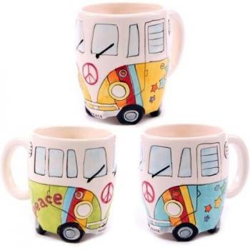 Z878695 Lotus & Lime Motorhome Peace Mug – Vibrant Colors