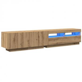 Mobile TV con Luci LED Artigianali 200×35×40 cm