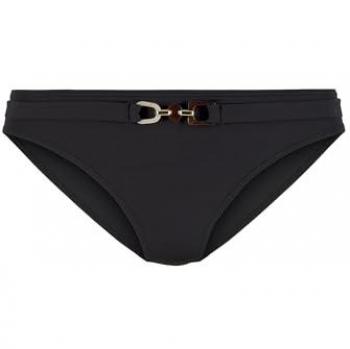 Slip bikini LASCANA con dettagli oro e nero